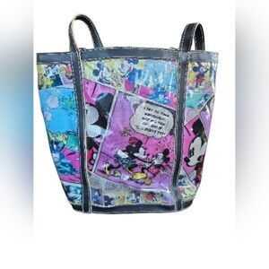 Disney Comic Strip Print Tote Bag - Multicolor